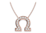 Athena Diamond Necklace (Omega) - Artelia Jewellery