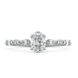 Oval Diamond Solitaire Engagement Ring Madeline - Artelia Jewellery
