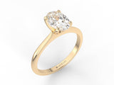 Miranda Oval Diamond Solitaire Engagement Ring - Artelia Jewellery