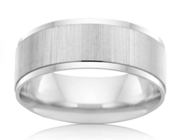 Platinum Wedding Ring (SKU PLAT105) - Artelia Jewellery