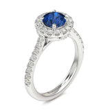 Petales Sapphire and Diamond Ring - Artelia Jewellery