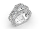 Loyaute Princess Halo Diamond Ring - Artelia Jewellery