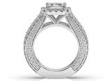 Loyaute Princess Halo Diamond Ring - Artelia Jewellery