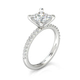 Moderne Princess Diamond Solitaire Engagement Ring - Artelia Jewellery