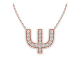 Athena Diamond Necklace (Psi) - Artelia Jewellery