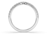 Diamond Fitted Wedding Ring (ARTLDWR124) - Artelia Jewellery