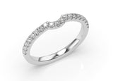 Diamond Fitted Wedding Ring (ARTLDWR124) - Artelia Jewellery