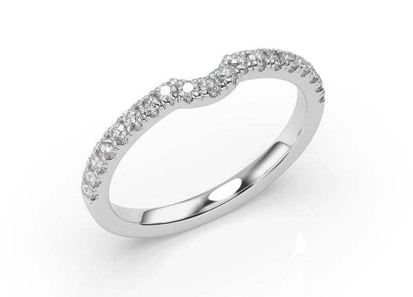 Diamond Fitted Wedding Ring (ARTLDWR124)