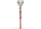 En Rose Round Diamond Engagement Ring - Artelia Jewellery