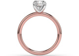 En Rose Round Diamond Engagement Ring - Artelia Jewellery