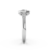 Round Diamond Halo Engagement Ring (ARTHR02) - Artelia Jewellery