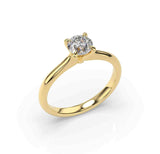 Round Diamond Solitaire Engagement Ring (ARTSR178) - Artelia Jewellery