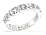 Faith Emerald Cut Eternity Band - Artelia Jewellery