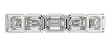 Faith Emerald Cut Eternity Band - Artelia Jewellery
