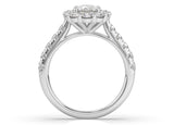 Tabitha Oval Diamond Halo Engagement Ring - Artelia Jewellery