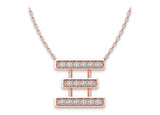 Athena Diamond Necklace (Xi) - Artelia Jewellery