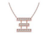 Athena Diamond Necklace (Xi) - Artelia Jewellery