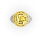 Destiny Yellow Diamond Ring - Artelia Jewellery