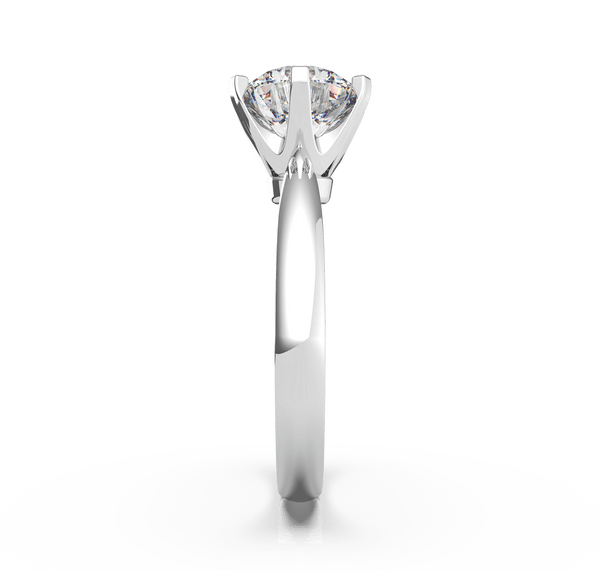 Round Diamond Solitaire Ring (ARTSR005)