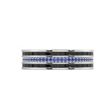 Night Fall Sapphire Diamond Ring - Artelia Jewellery