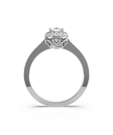 Cushion Cut Double Halo Diamond Engagement Ring (ARTDH02) - Artelia Jewellery