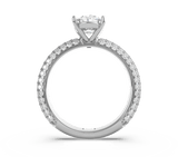 Oval Diamond Solitaire Engagement Ring (ARTSR079) - Artelia Jewellery