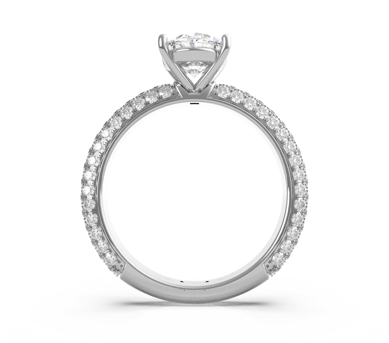 Oval Diamond Solitaire Engagement Ring (ARTSR079) - Artelia Jewellery
