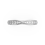 Tapered Diamond Wedding Ring (ARTLDWR113) - Artelia Jewellery