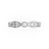 Emily Diamond Wedding Ring - Artelia Jewellery