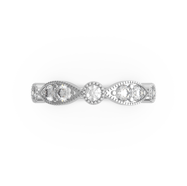Emily Diamond Wedding Ring - Artelia Jewellery
