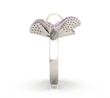 Fleur South Sea Pearl & Diamond Ring - Artelia Jewellery