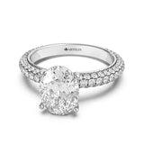 Oval Diamond Solitaire Engagement Ring (ARTSR079) - Artelia Jewellery