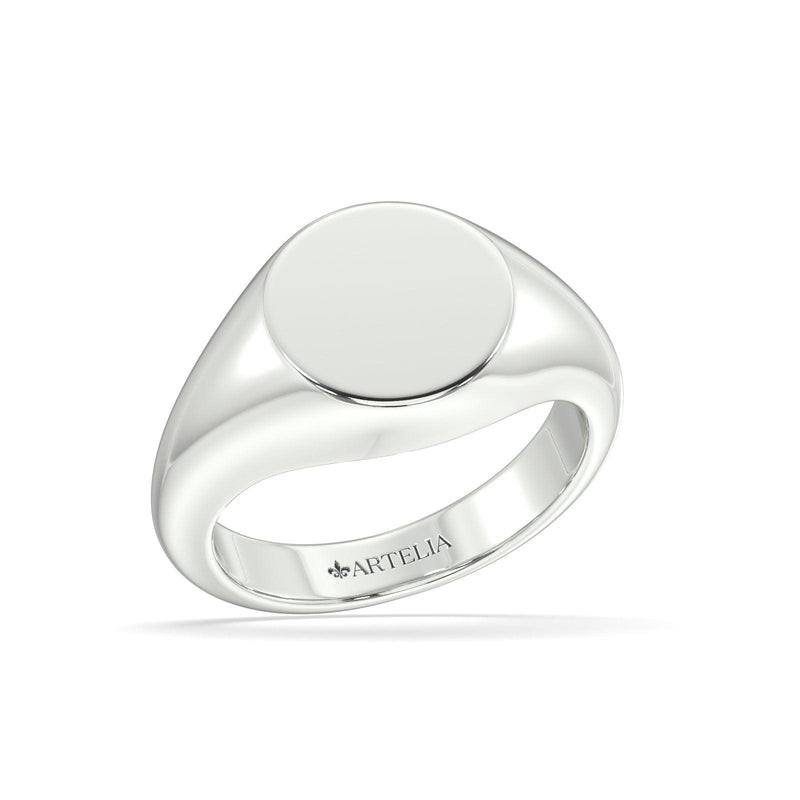 Artelia Classic Round Signet Ring - Artelia Jewellery