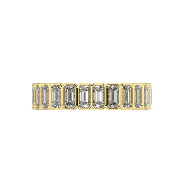 Artelia Signature Emerald Cut Diamond Wedding Ring - Artelia Jewellery