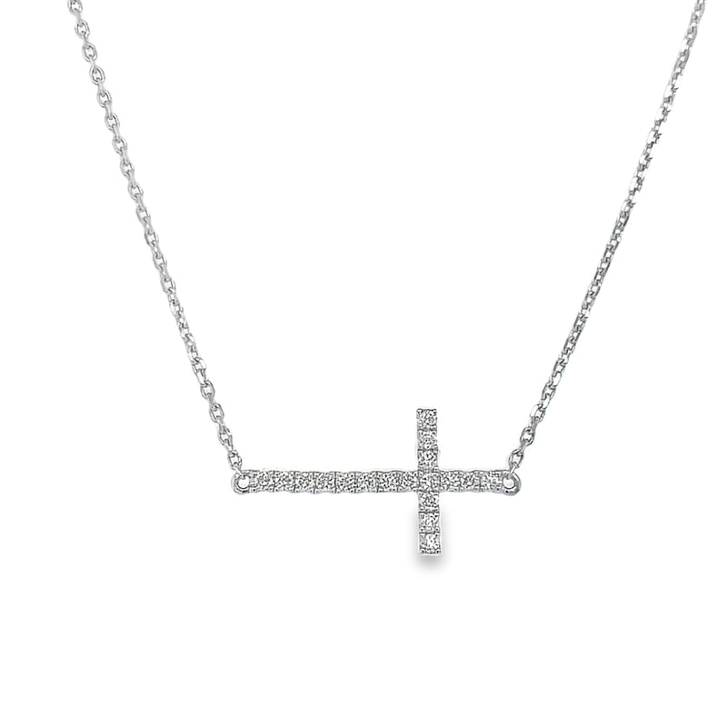 Faith Diamond Cross Necklace