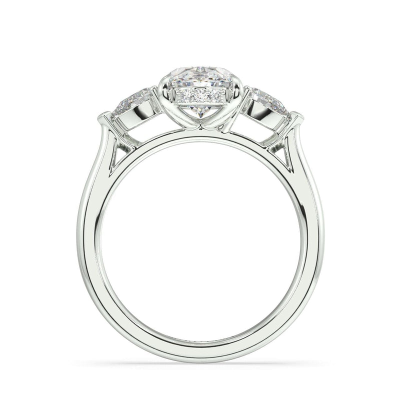 Charlotte Oval Diamond Trilogy Ring