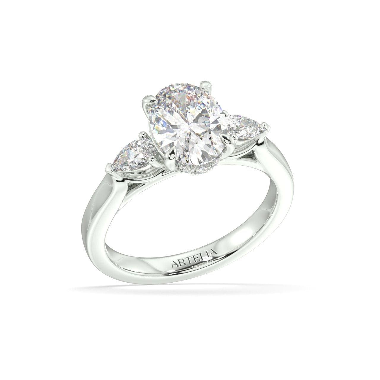 Lab Grown Oval Diamond In Charlotte Design | Artelia