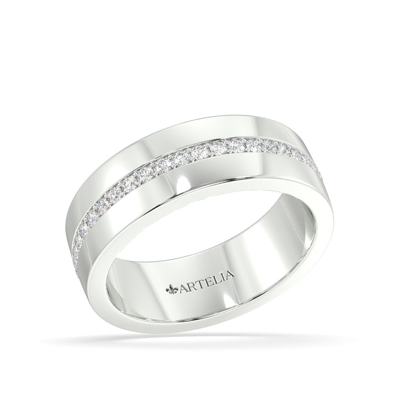 Gabriel Diamond Wedding Ring - Artelia Jewellery