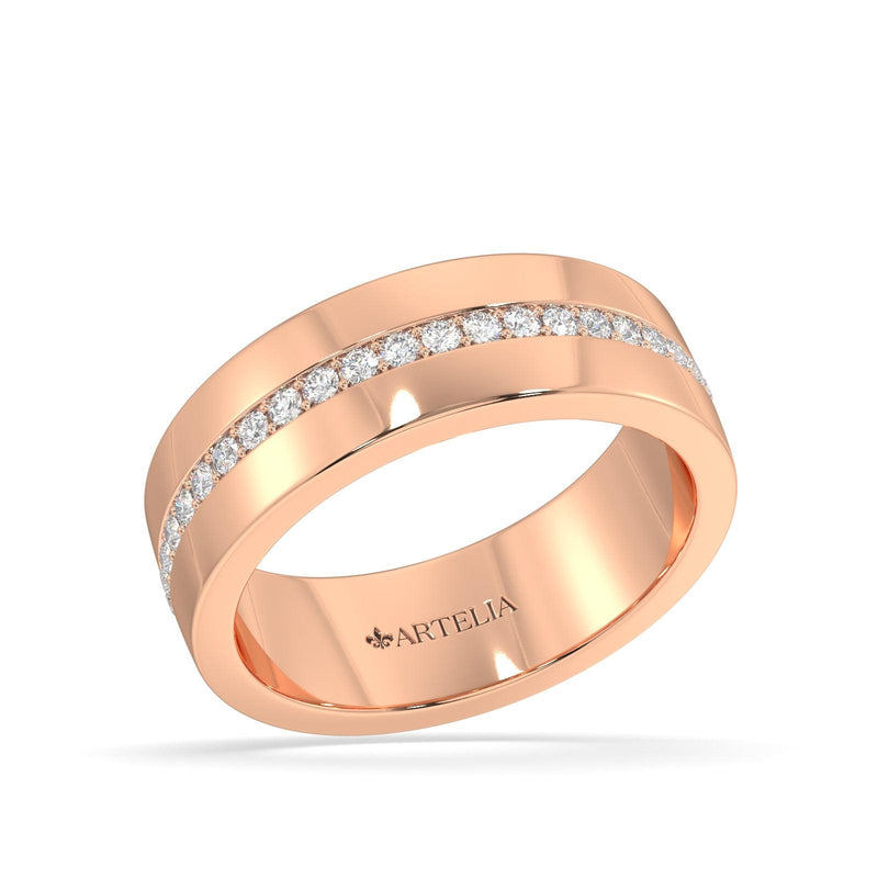 Gabriel Diamond Wedding Ring - Artelia Jewellery