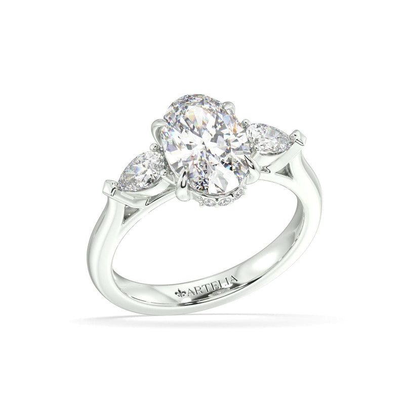 Charlotte Oval Diamond Trilogy Ring