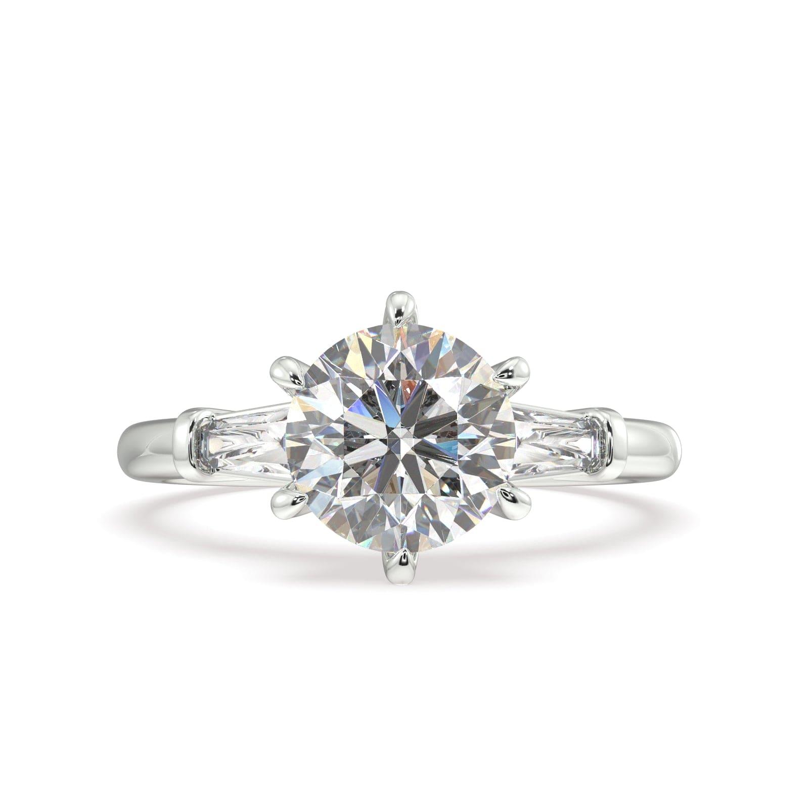 Artelia V Diamond Wedding Ring main image 1