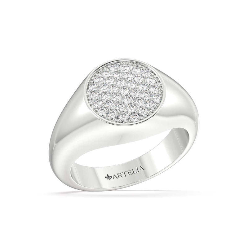 Artelia Caviar Signet Ring - Artelia Jewellery