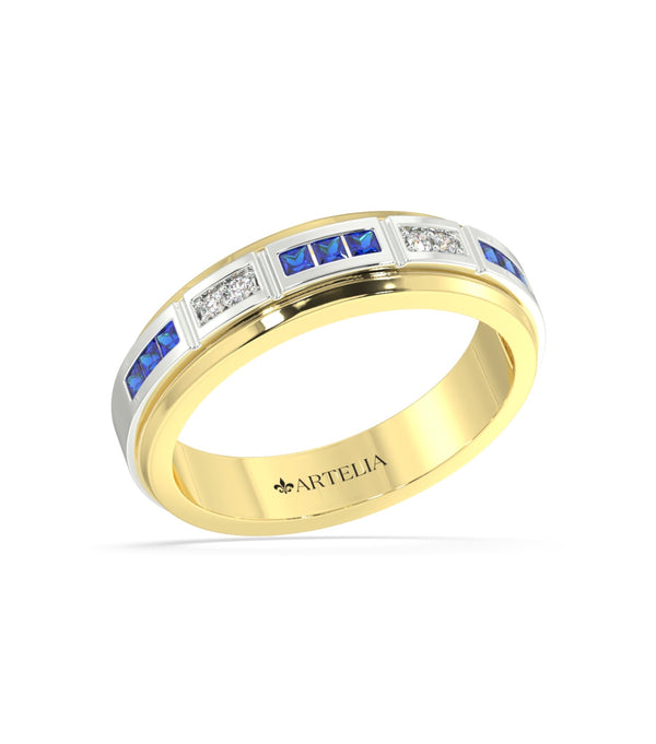 Night Fall Dusk Wedding Ring