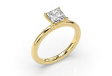 Princess Cut Lab Grown Diamond Solitaire Proposal Engagement Ring