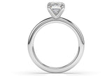Emerald Cut Diamond Solitaire Engagement Ring - Artelia Jewellery