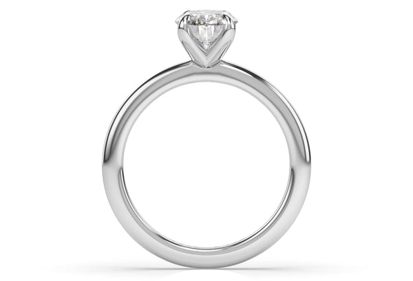 OVAL LAB GROWN DIAMOND SOLITAIRE ENGAGEMENT RING