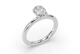 OVAL LAB GROWN DIAMOND SOLITAIRE PROPOSAL ENGAGEMENT RING