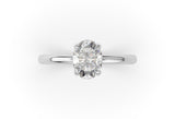 OVAL LAB GROWN DIAMOND SOLITAIRE ENGAGEMENT RING - Artelia Jewellery