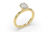 OVAL LAB GROWN DIAMOND SOLITAIRE PROPOSAL ENGAGEMENT RING