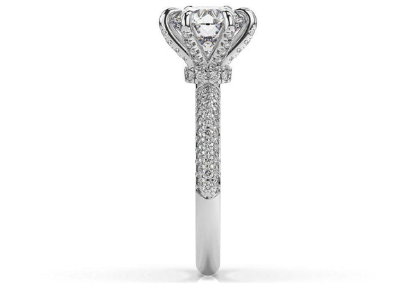 Erika Round Diamond Solitiaire Engagement Ring - Artelia Jewellery